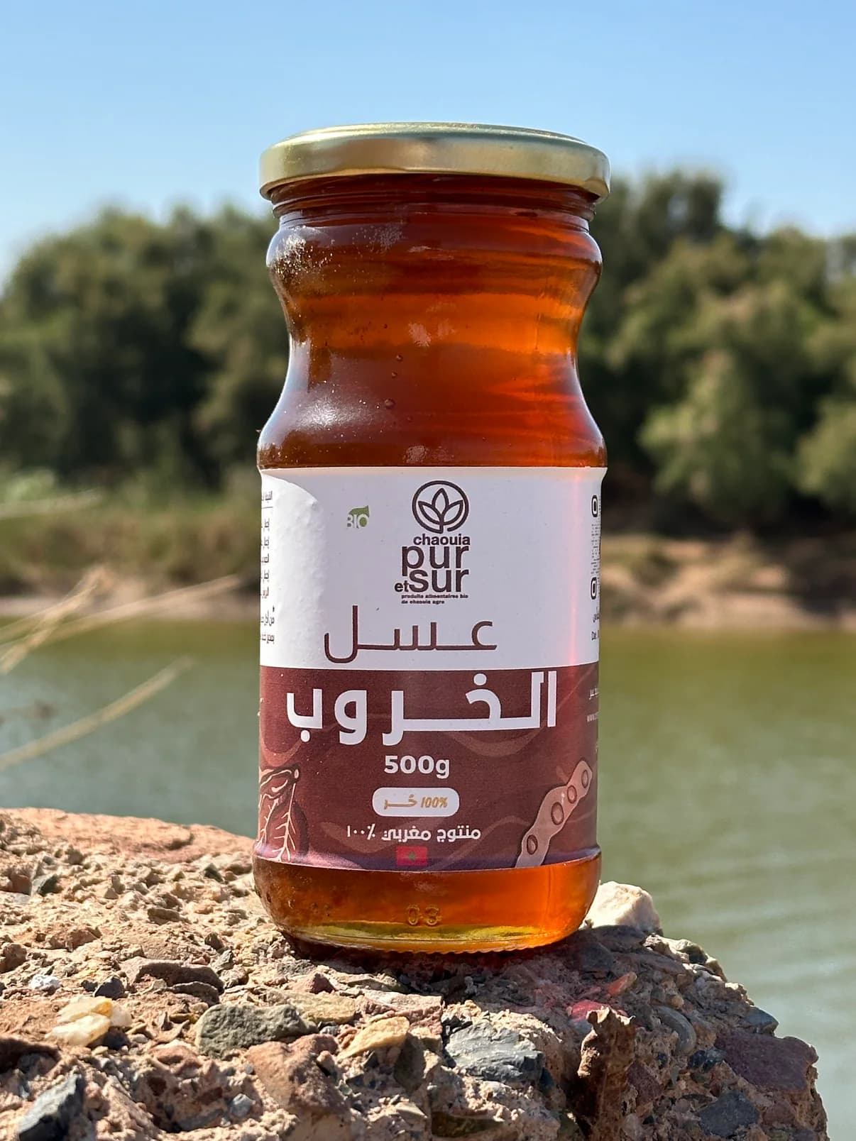 عسل الخروب المغربي 🍯: طاقة طبيعية وصحة ليك ولعائلتك!